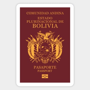 Bolivia passport Magnet